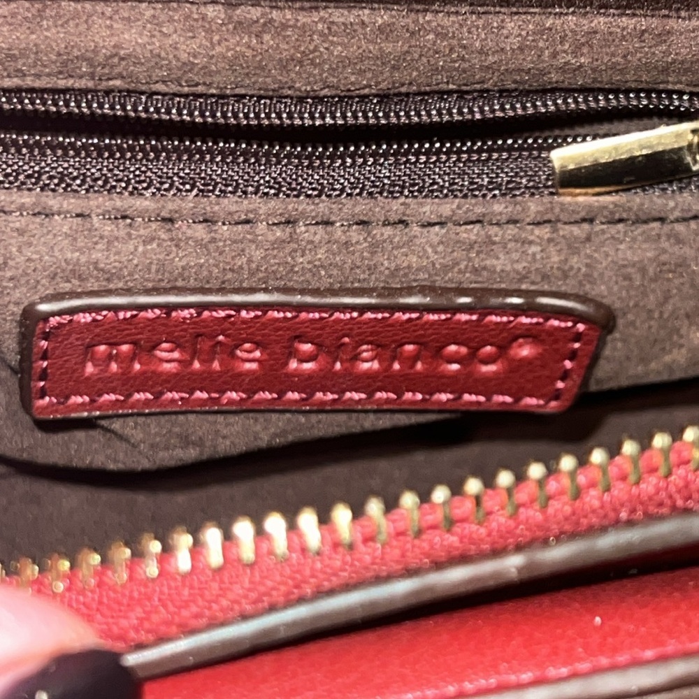 Melee Blanco vegan leather crossbody bag - Picture 3 of 9
